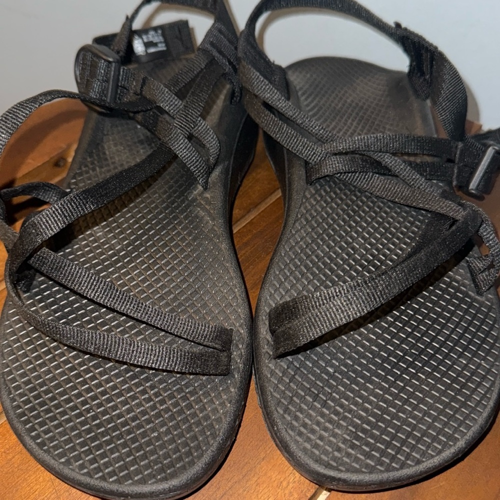 Black Strappy Sandals